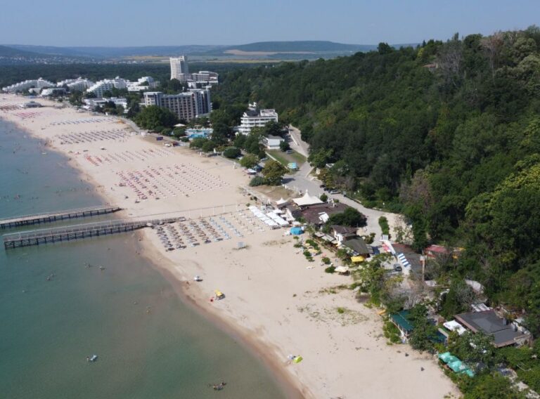 Bulharsko Albena pláž moře