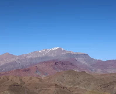 Maroko Atlas sníh hory
